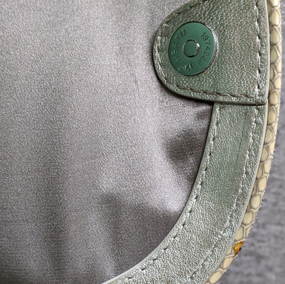 🆕 Rafe Belle Iridescent Faux Snakeskin Silver Gold Crossbody Chain Purse Bag - Picture 10 of 16